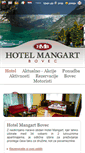 Mobile Screenshot of hotel-mangart.com